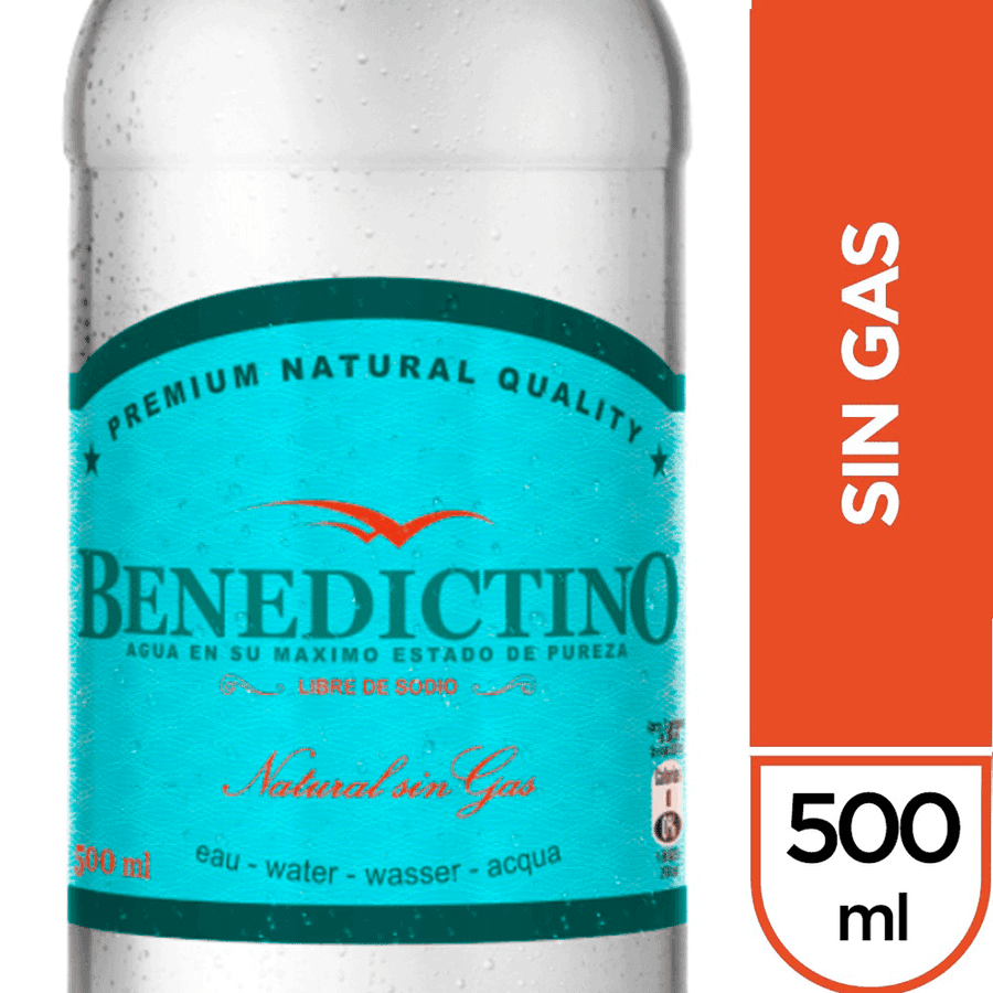 Agua sin gas 500cc